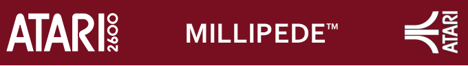 Millipede logo for Atari 2600